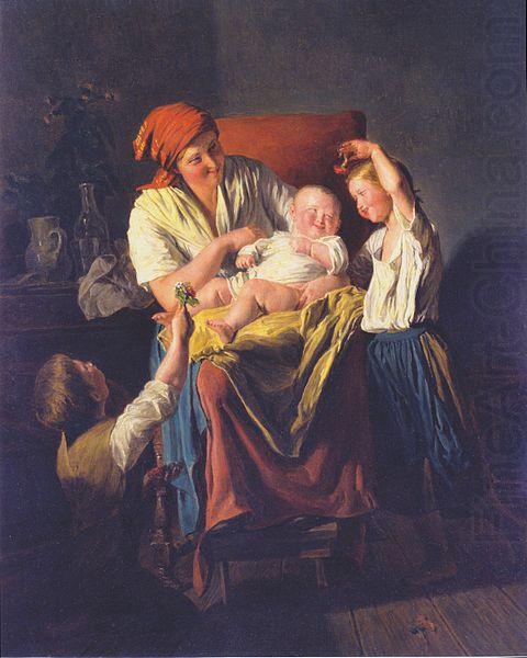 Ferdinand Georg Waldmuller Mothers joy china oil painting image